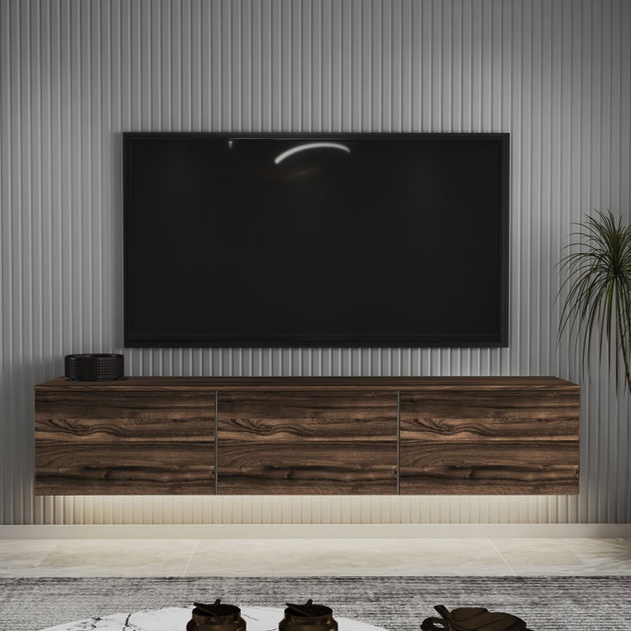 Hanah Home Mueble para TV Neon - Chestnut Hanah Home Mueble para TV Neon - Chestnut